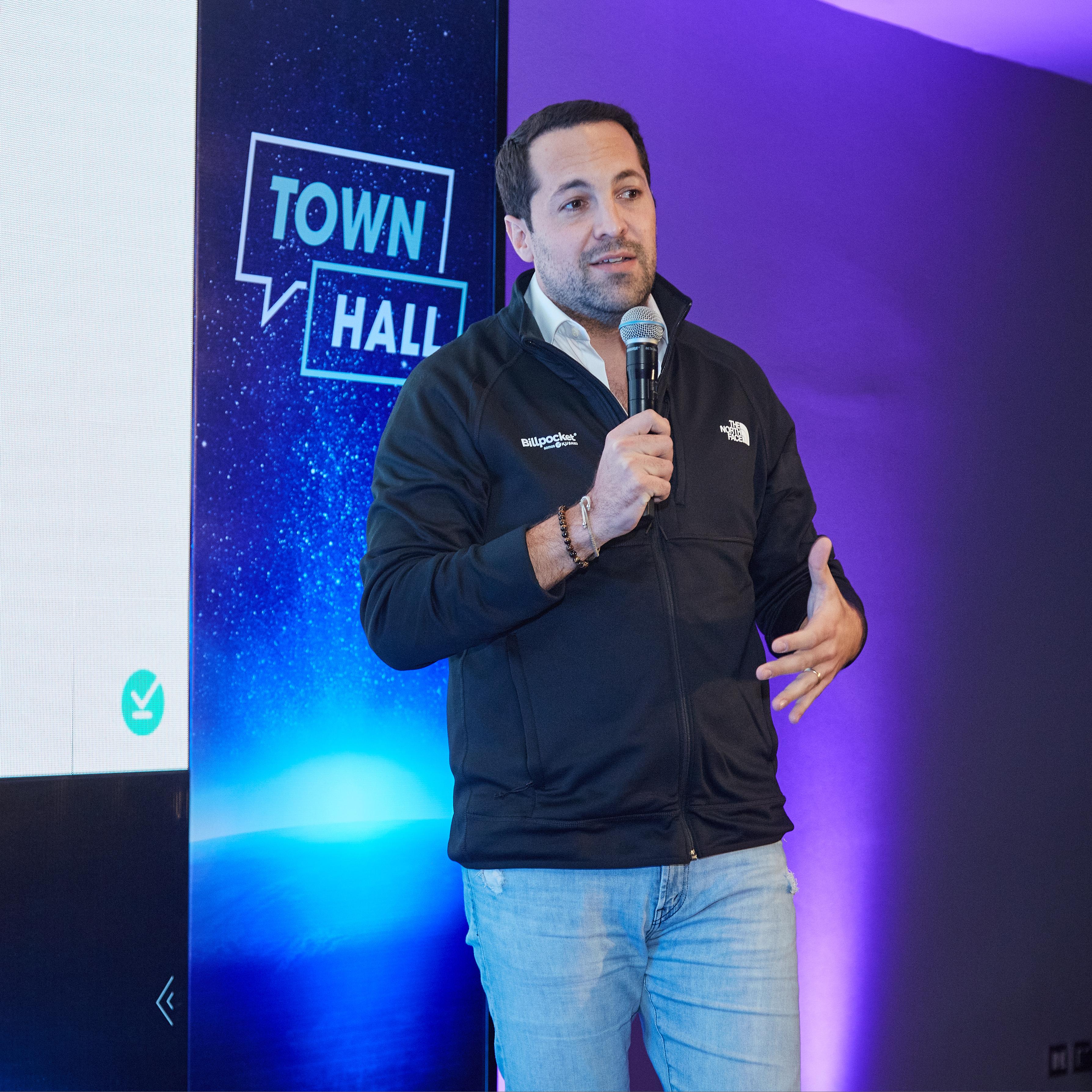 Speaker en Town Hall